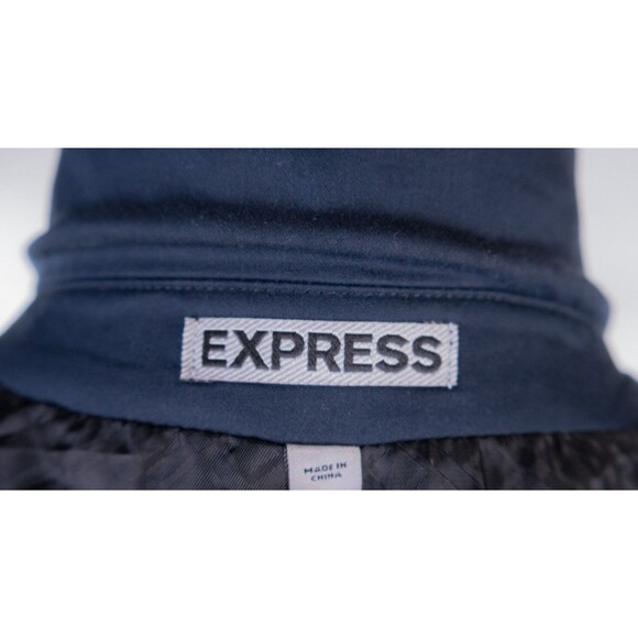 EXPRESS Photographer SLIM Mens Tuxedo Blazer Dinner Jacket 42R Blue Peak - Picture 13 of 14